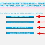 BSE Telangana SSC Hall Ticket Download