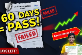 CA Intermediate January 2025 failed what to do Next