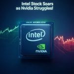 Intel Stock Gains as Nvidia