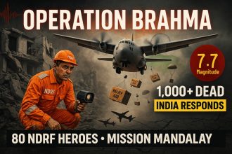 Operation Brahma NDRF rescuers Myanmar earthquake