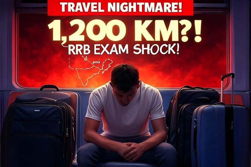 RRB Exam Center Allocation 2025 1200 KM Is Fair