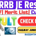 RRB JE Result 2025