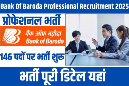 Bank Of Baroda Professional Recruitment 2025