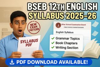 Bihar Board 12th English Syllabus
