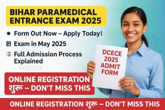 Bihar Paramedical Entrance Exam 2025