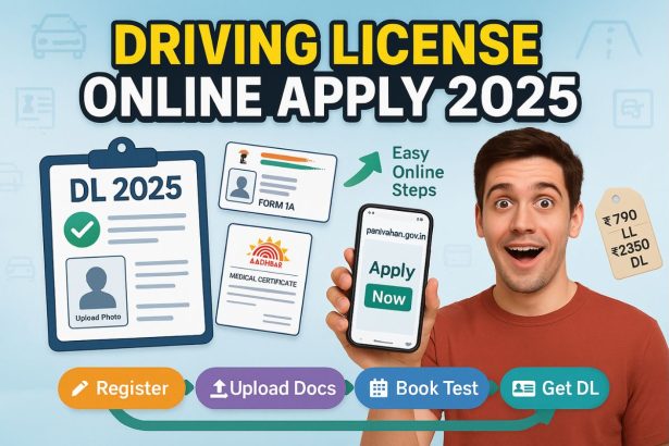 Driving License Online Apply 2025