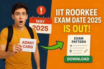 IT Roorkee Exam Date 2025