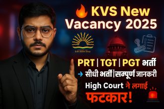 KVS New Vacancy 2025 PRT TGT PGT