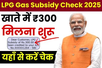 LPG Gas Subsidy Check 2025