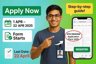 NTA SWAYAM Application Form 2025