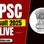 UPSC Result 2025 Live