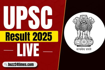 UPSC Result 2025 Live