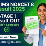 AIIMS NORCET 8 Result 2025