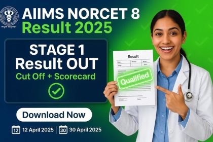 AIIMS NORCET 8 Result 2025