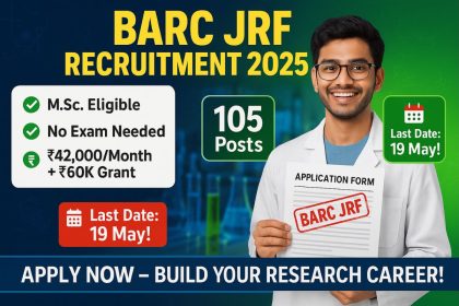 BARC JRF Recruitment 2025