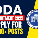 DDA Recruitment 2025