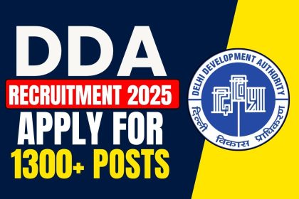 DDA Recruitment 2025