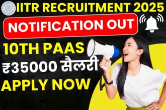 IITR Recruitment 2025