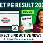 NTA CUET PG Result 2025