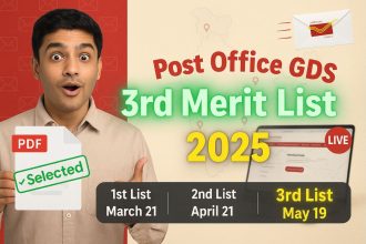 Post Office GDS 3rd Merit List 2025