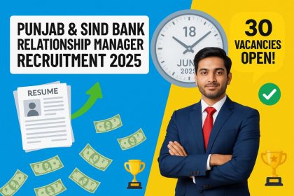 Punjab & Sind Bank Relationship Manager Recruitment 2025