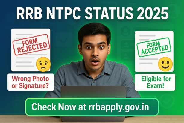 RRB NTPC Graduate Level Application Status 2025