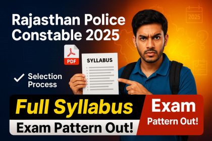 Rajasthan Police Constable Syllabus 2025