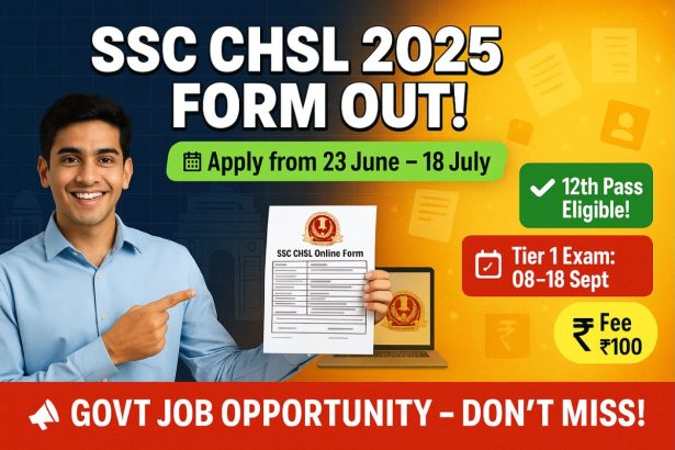 SSC CHSL Recruitment 2025