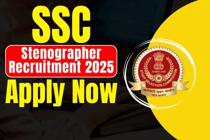 SSC Stenographer Recruitment 2025