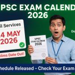UPSC Exam Calendar 2026