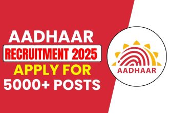 Aadhar Card Recruitment 2025