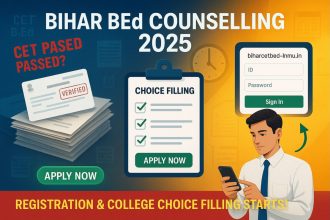 Bihar BEd Counselling 2025 Registration