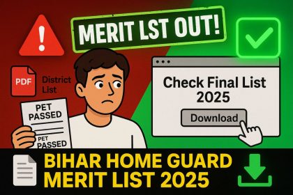 Bihar Home Guard Merit List 2025