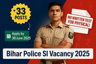 Bihar Police Enforcement Sub Inspector Vacancy 2025