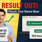 PNB SO Result 2025