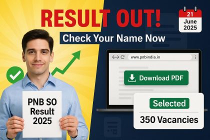 PNB SO Result 2025