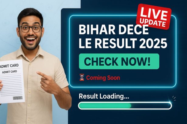 Bihar DECE LE Result 2025
