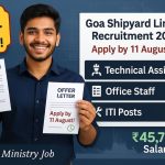 Goa Shipyard Limited Recruitment 2025