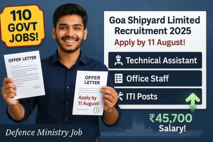 Goa Shipyard Limited Recruitment 2025