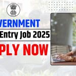 Govt Data Entry Job 2025