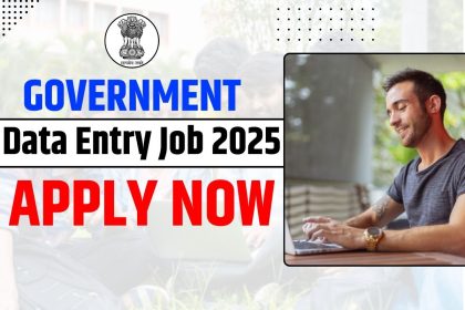 Govt Data Entry Job 2025