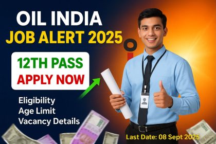 OIL India Junior Office Assistant Vacancy 2025