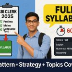 SBI Junior Associate Syllabus 2025
